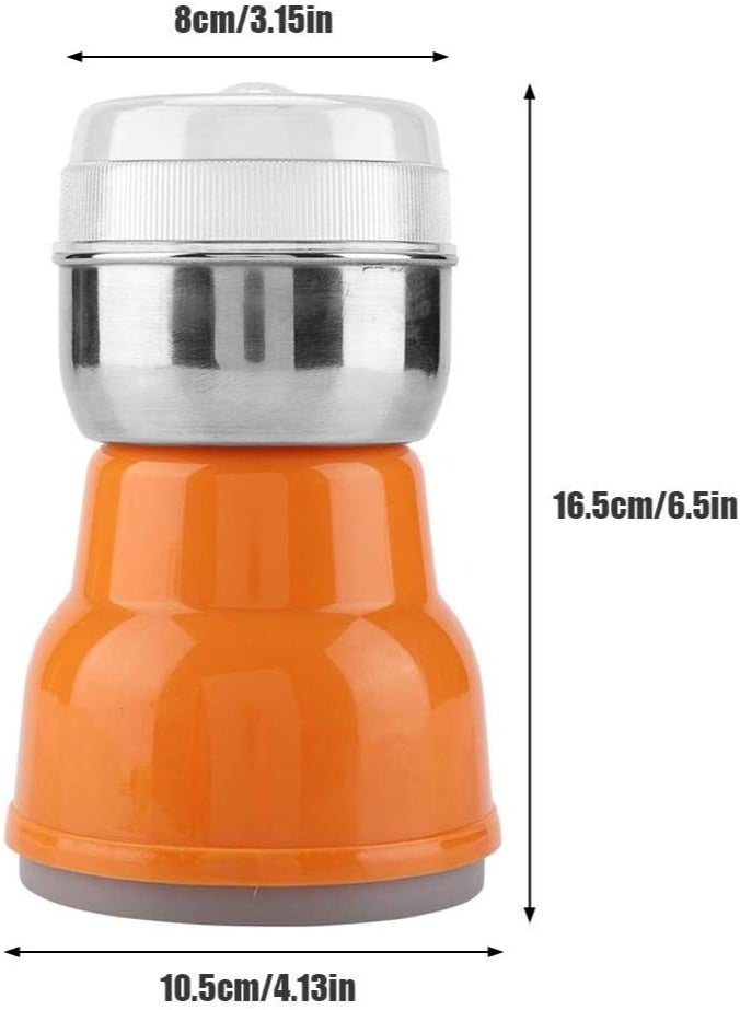 توسكانا يو مطحنة قهوة كهربائية بقدرة 300 واط و سعة 200 مل  لطحن البن والتوابل بسرعة عالية، شفرات ستانلس ستيل حادة تصميم مدمج وسهل الاستخدام مع غطاء شفاف مناسبة لتحضير القهوة الطازجة - Image 4